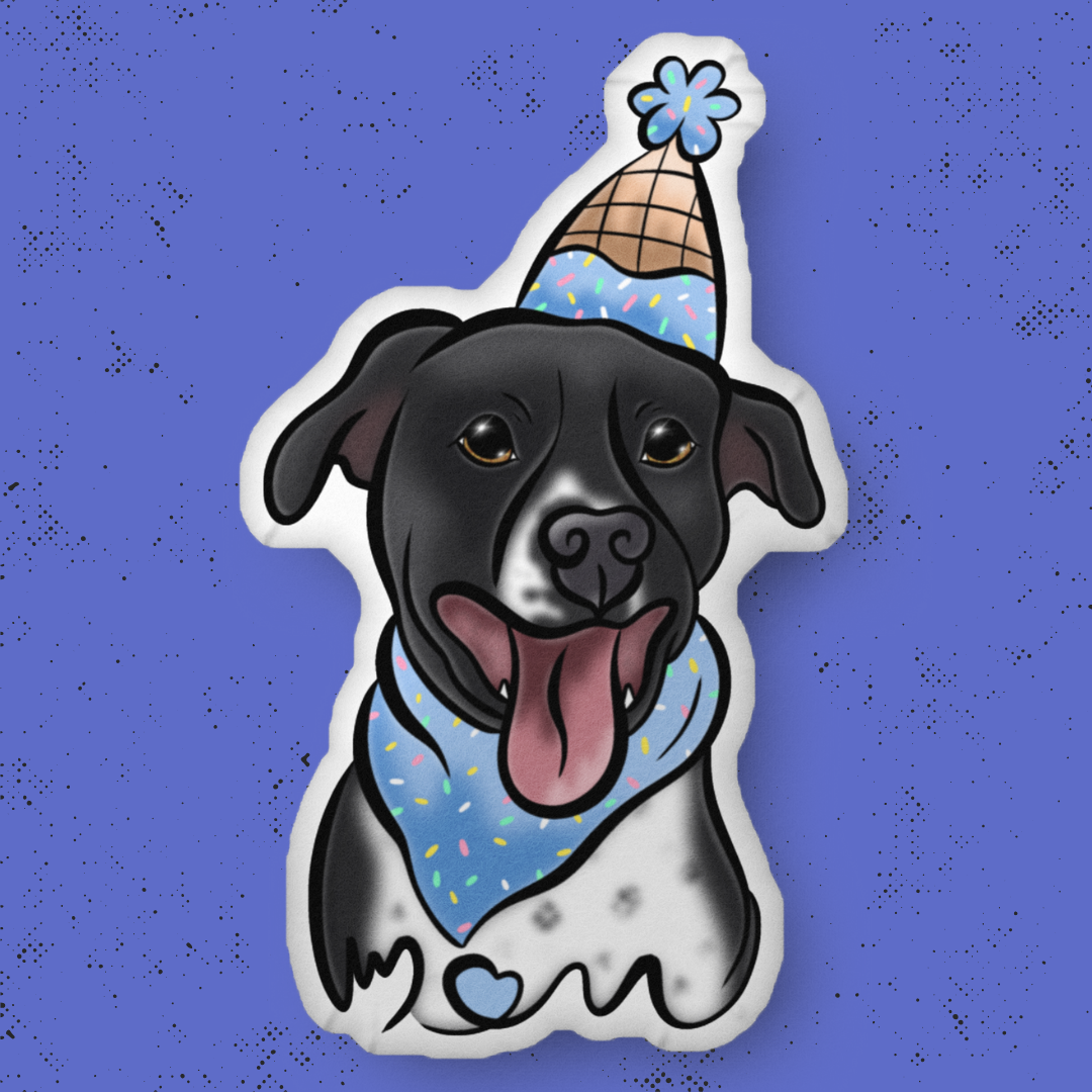 Barkspoke Custom-Shape Pillow