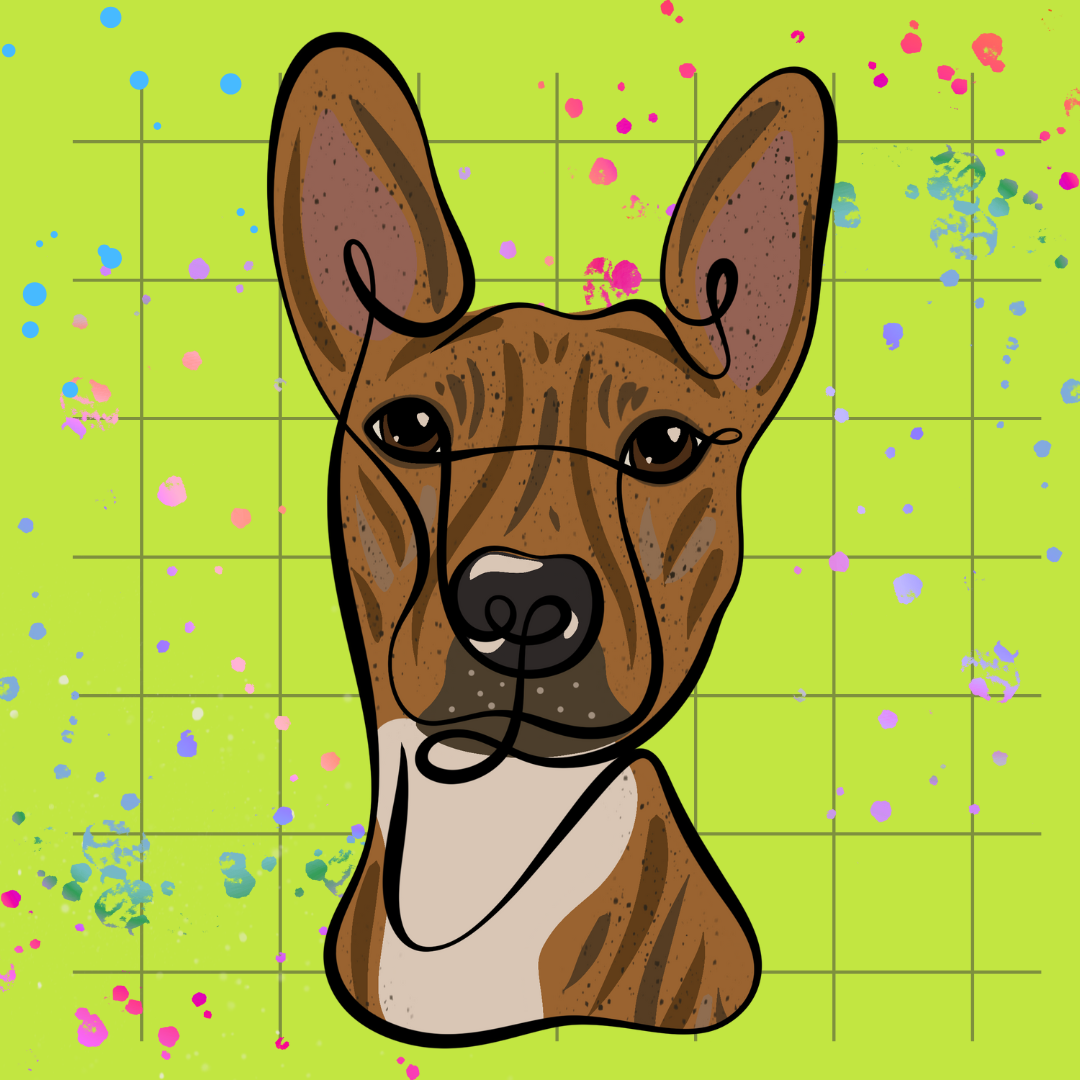 Color Me Loyal Pet Portrait