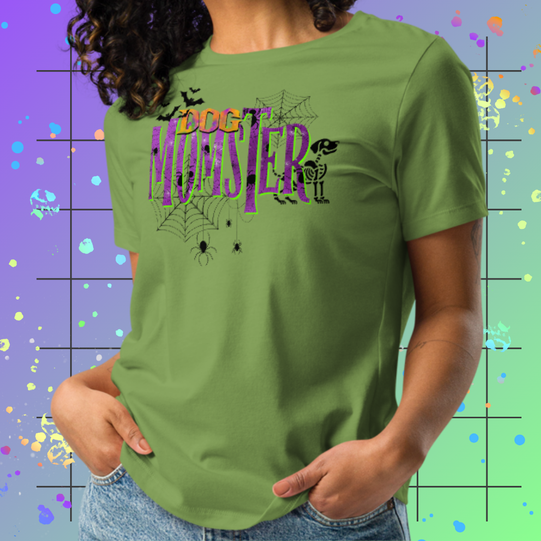 Dog Momster Women's Relaxed T-Shirt