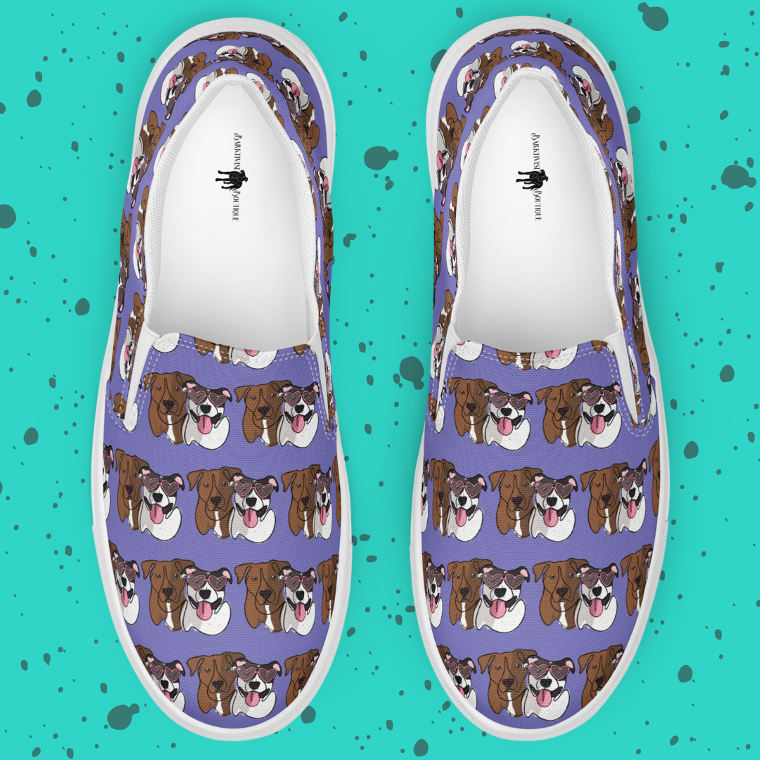 Barkspoke Canvas Slip-On Shoes