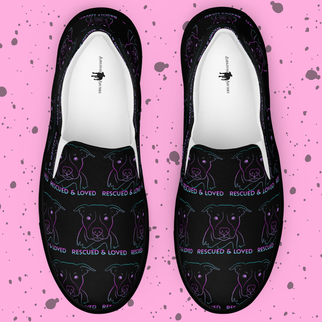 Barkspoke Canvas Slip-On Shoes