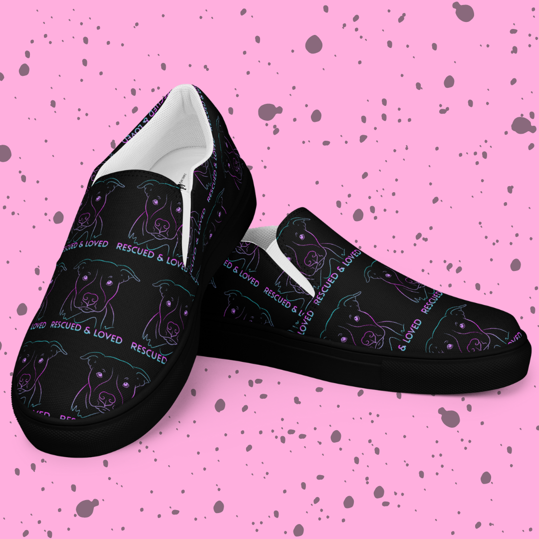 Barkspoke Canvas Slip-On Shoes