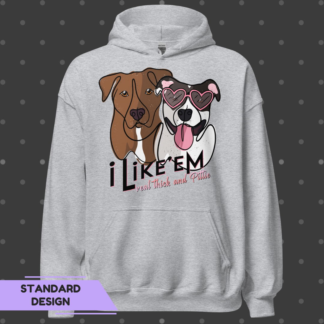 Real Thick & Pittie Unisex Hoodie