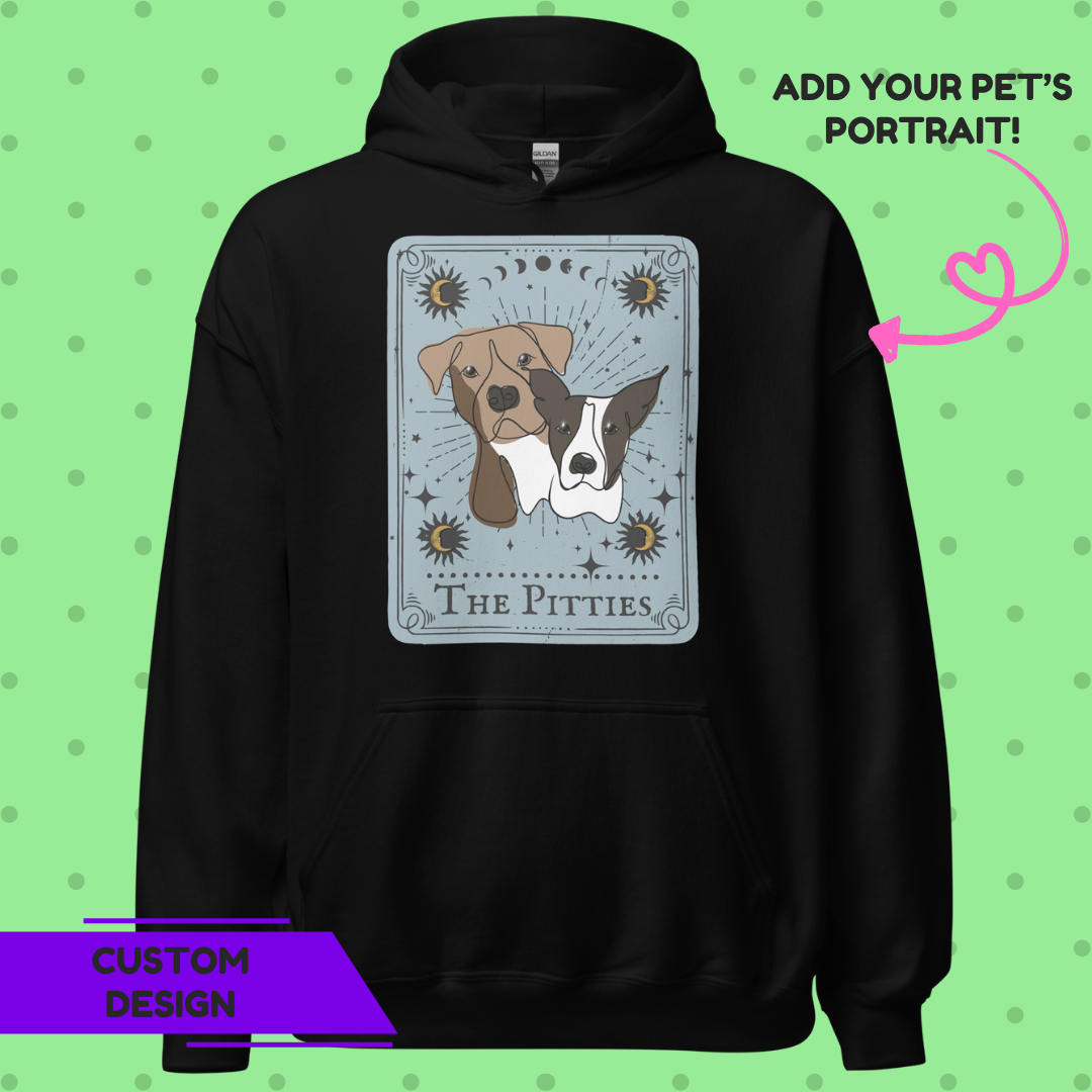 The Pittie Tarot Card Unisex Hoodie