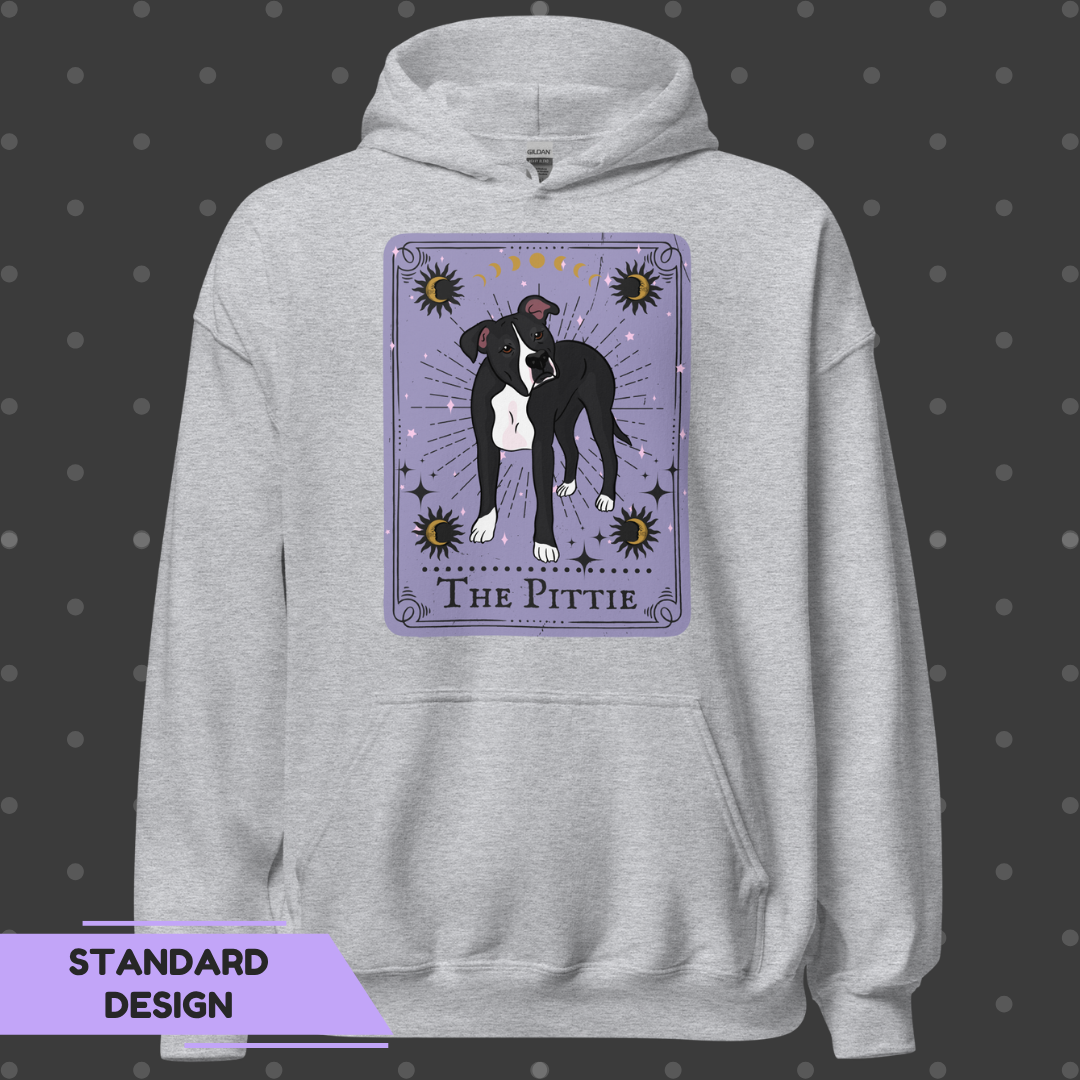 The Pittie Tarot Card Unisex Hoodie