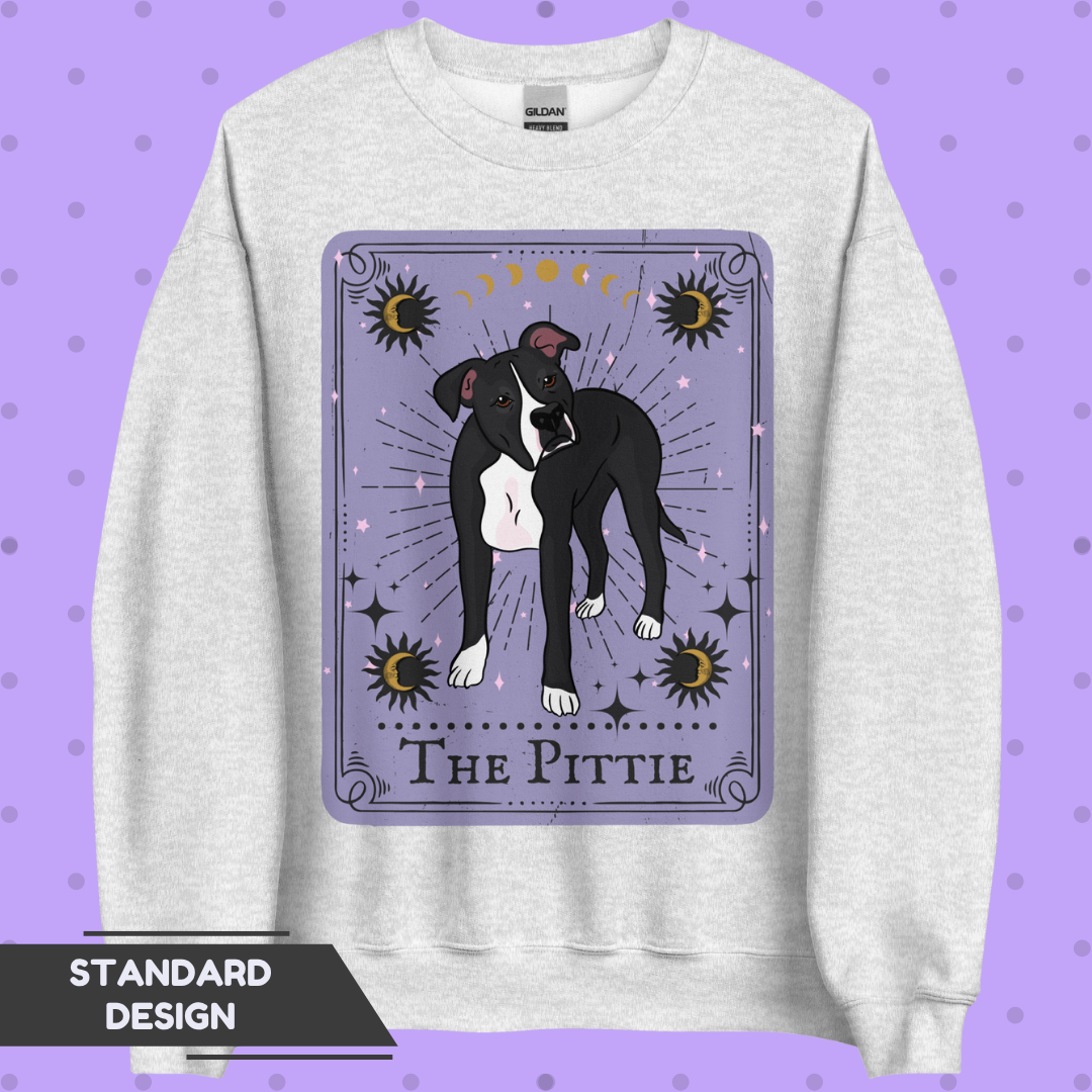 The Pittie Tarot Card Unisex Sweatshirt