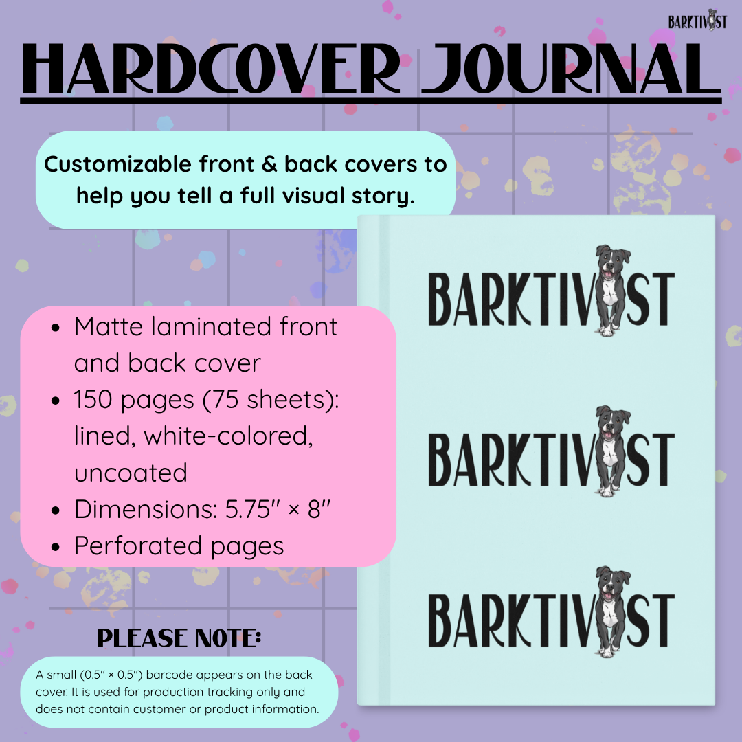 PAWsonalized Hardcover Journal
