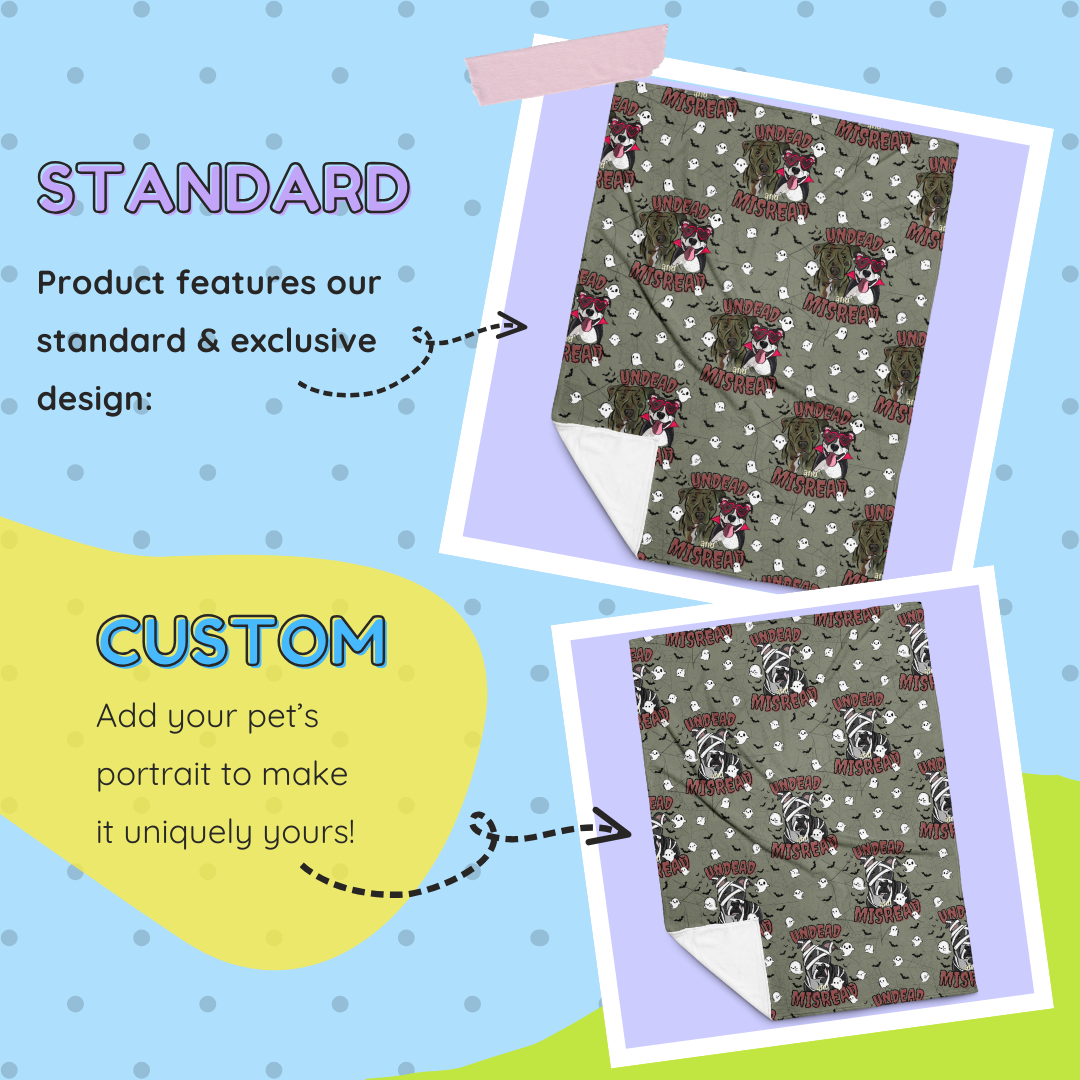 Undead & Misread Throw Blanket