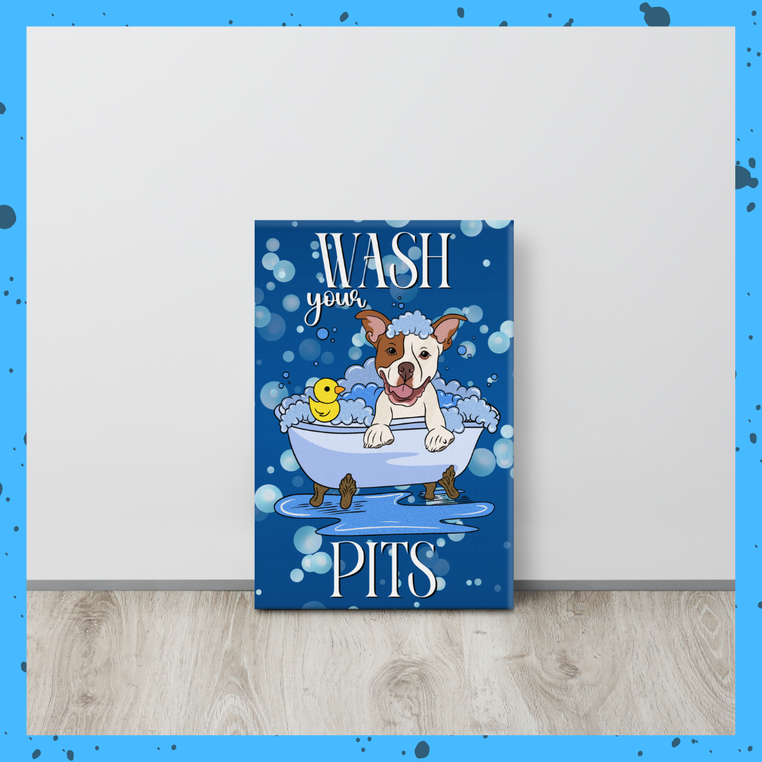 Wash Your Pits Canvas Print