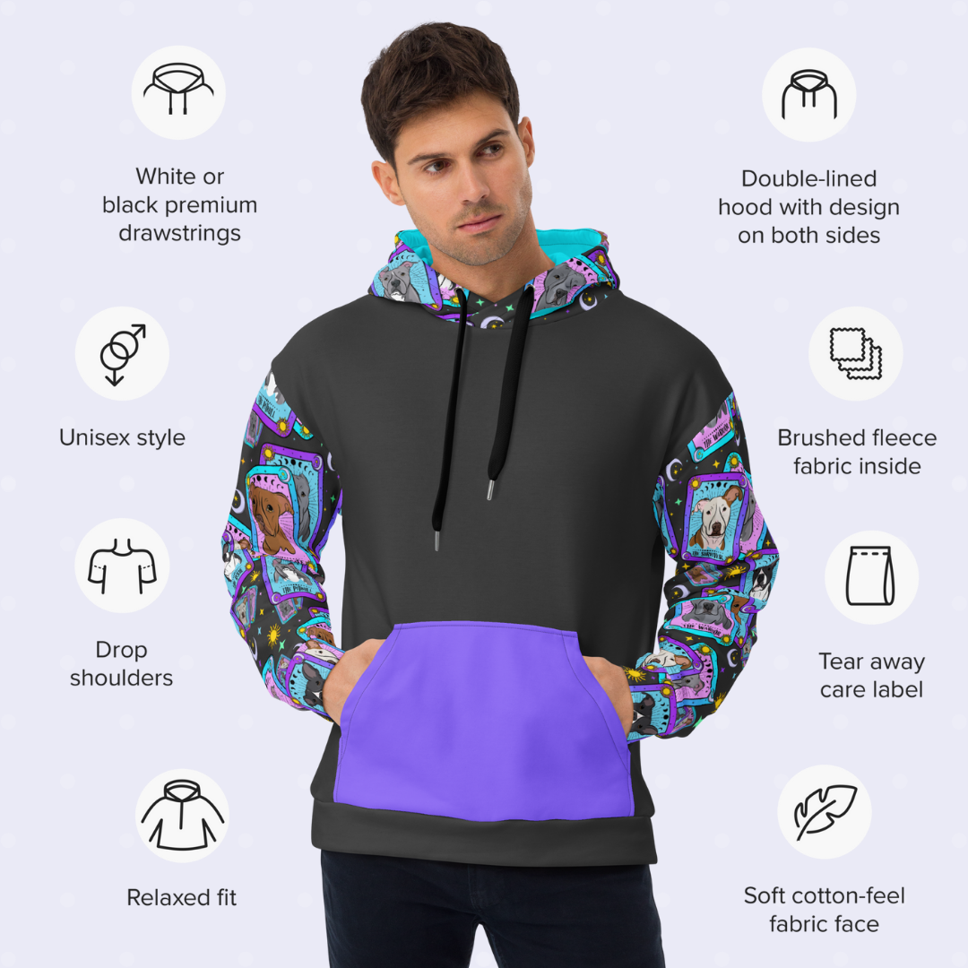 Printed Unisex Hoodie - Various Patterns