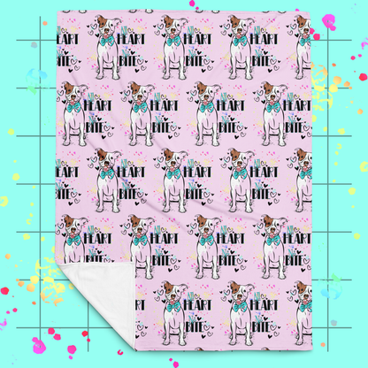 All Heart, No Bite Throw Blanket