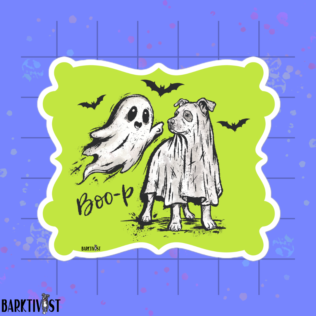 BOO-P Die-Cut Sticker
