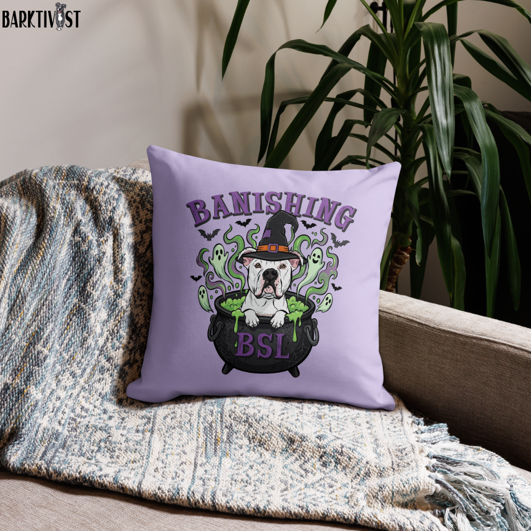Banishing BSL Throw Pillow