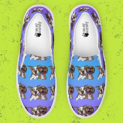 Barkspoke Canvas Slip-On Shoes