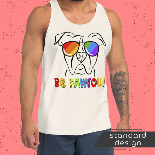 Be PAWroud Unisex Tank Top