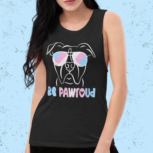 Be PAWroud Women's Muscle Tank