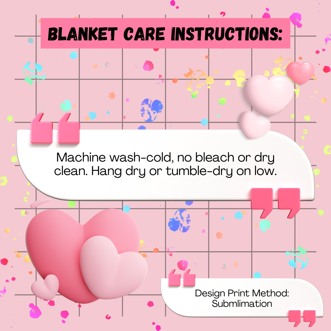 Love at First Bark Sherpa Throw Blanket