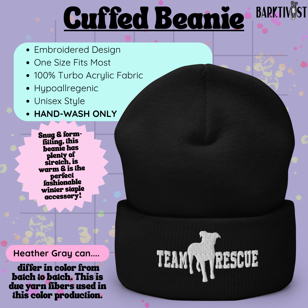Team Rescue Cuffed Beanie