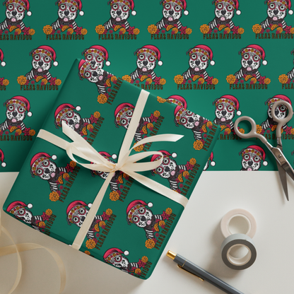 Fleas Navidog Wrapping Paper Sheets