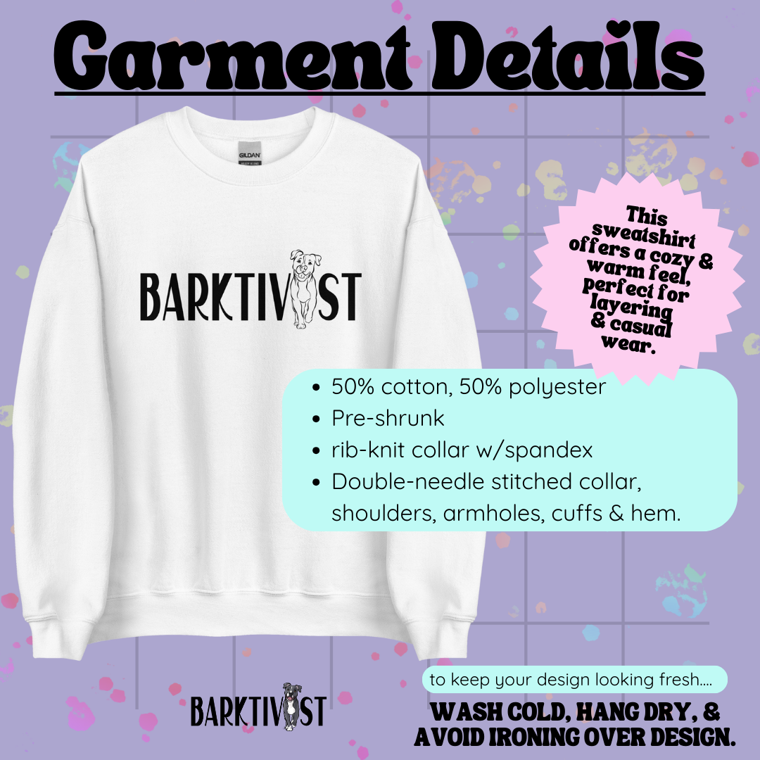 Big Feelings, Dogs Help Unisex Sweatshirt