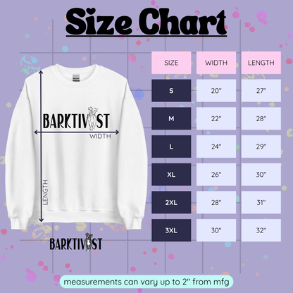 Big Feelings, Dogs Help Unisex Sweatshirt