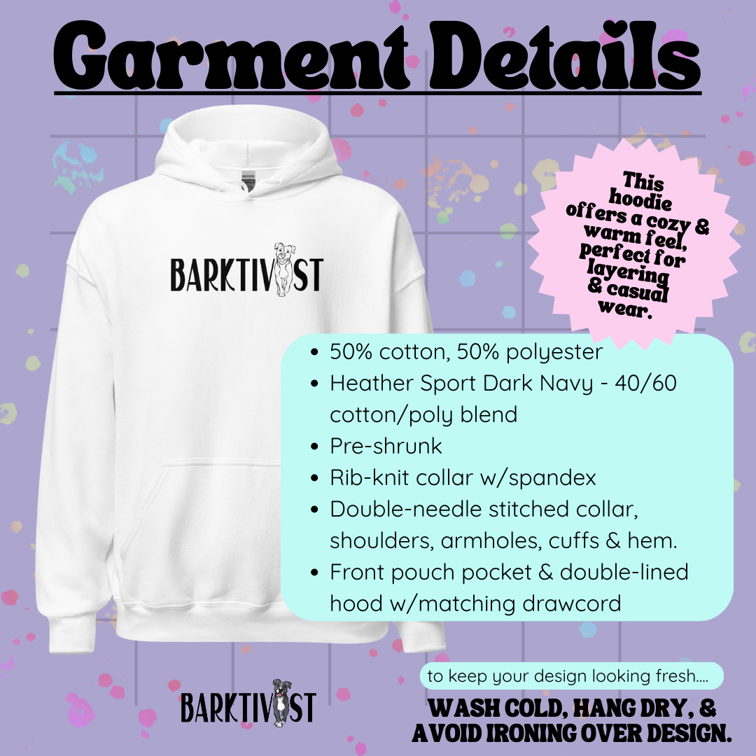 Spiraling, Dogs Help Unisex Hoodie