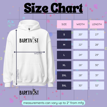 Spiraling, Dogs Help Unisex Hoodie