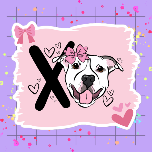 Hugs & Kisses Kiss-Cut Sticker