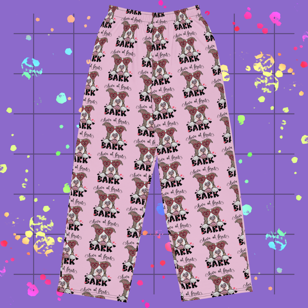 Love at First Bark Unisex Pajama Pants