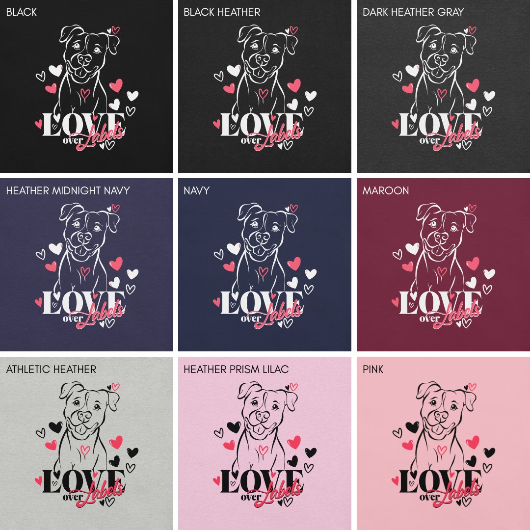 Love Over Labels Unisex Tee