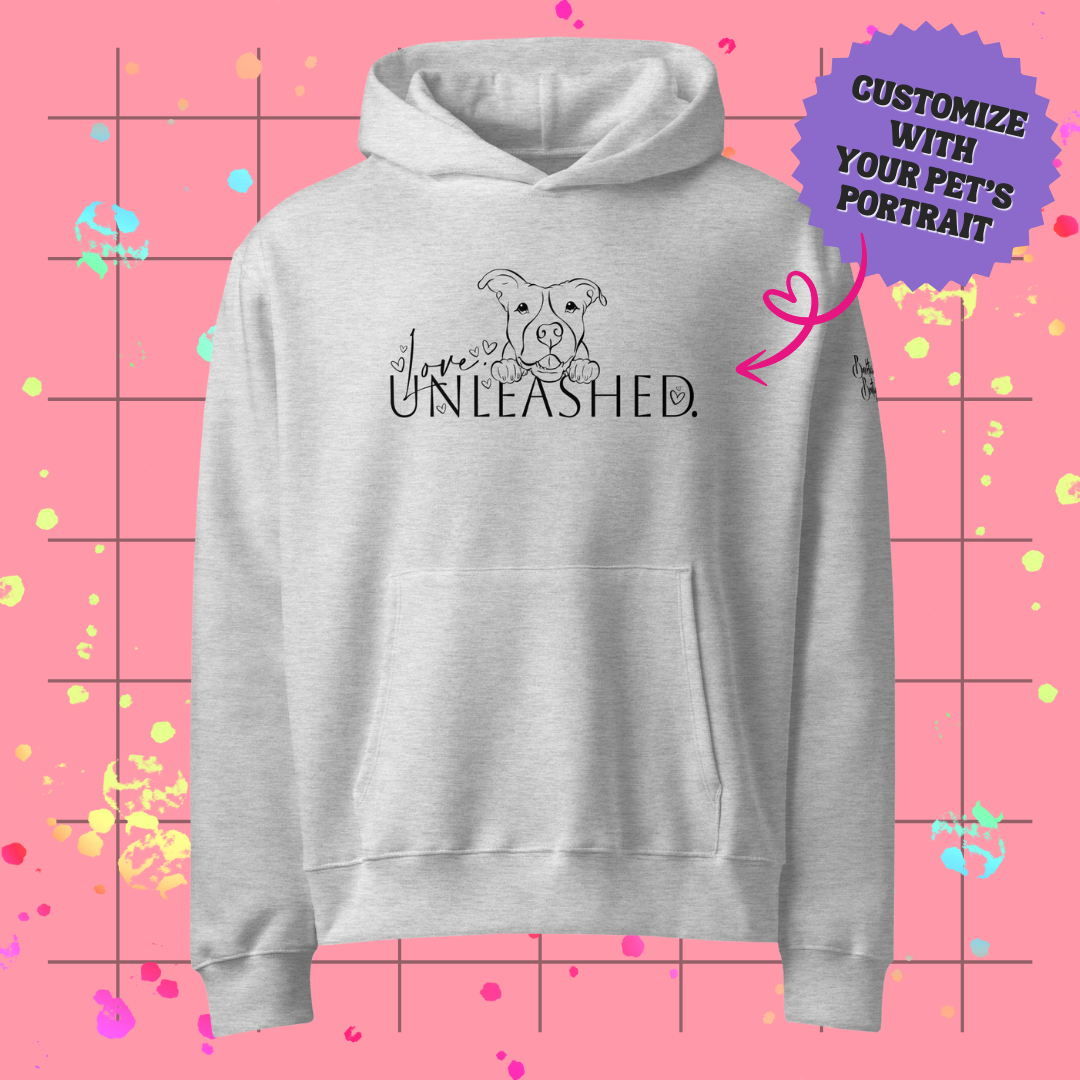 Love, Unleashed Oversized Hoodie