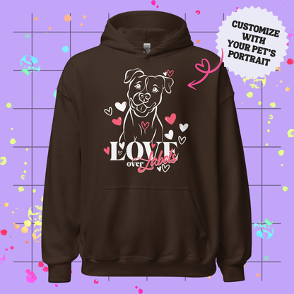 Love Over Labels Unisex Hoodie