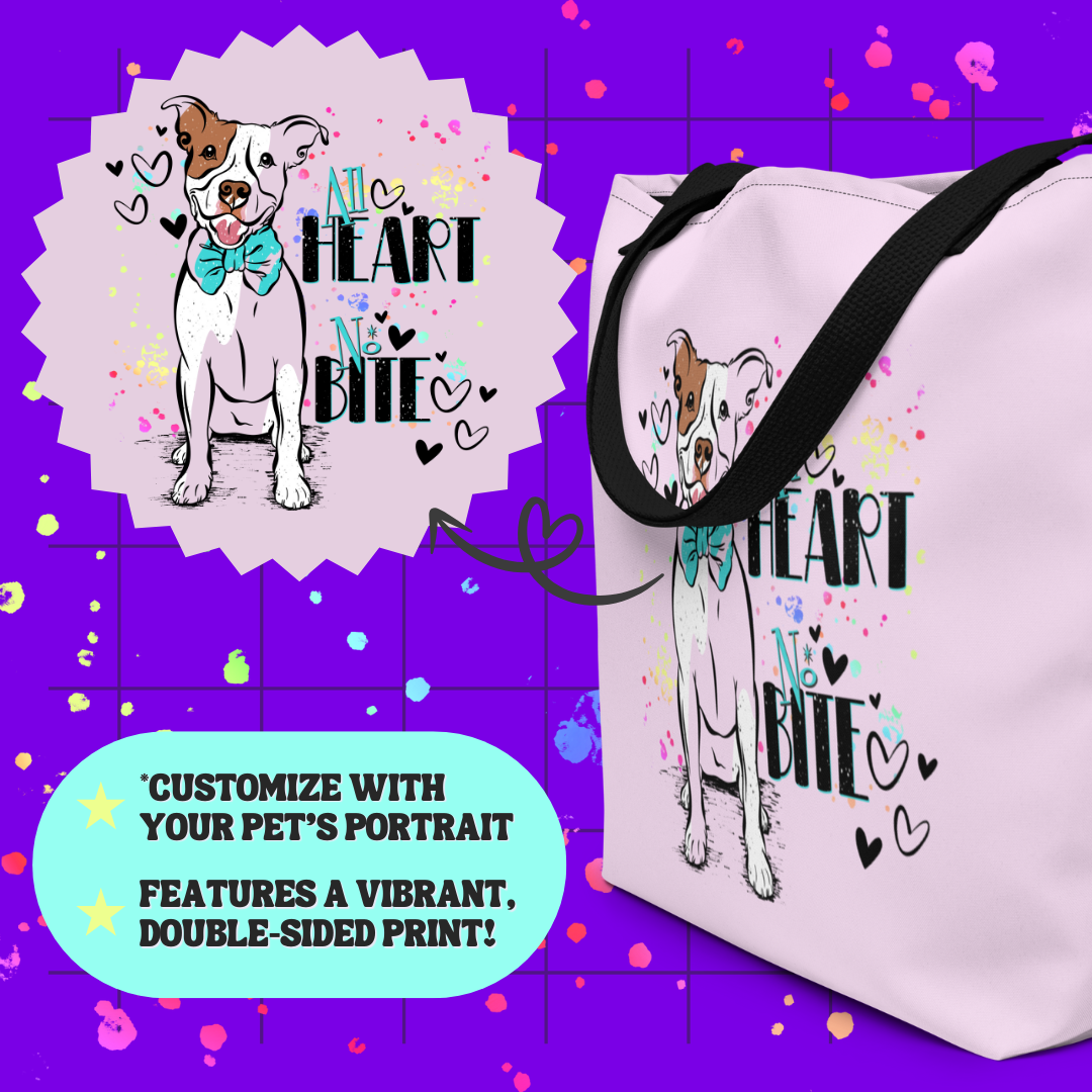 All Heart, No Bite Tote