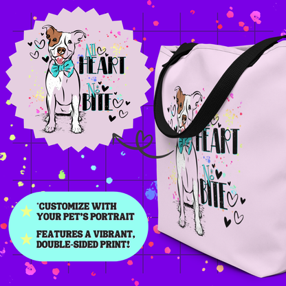 All Heart, No Bite Tote