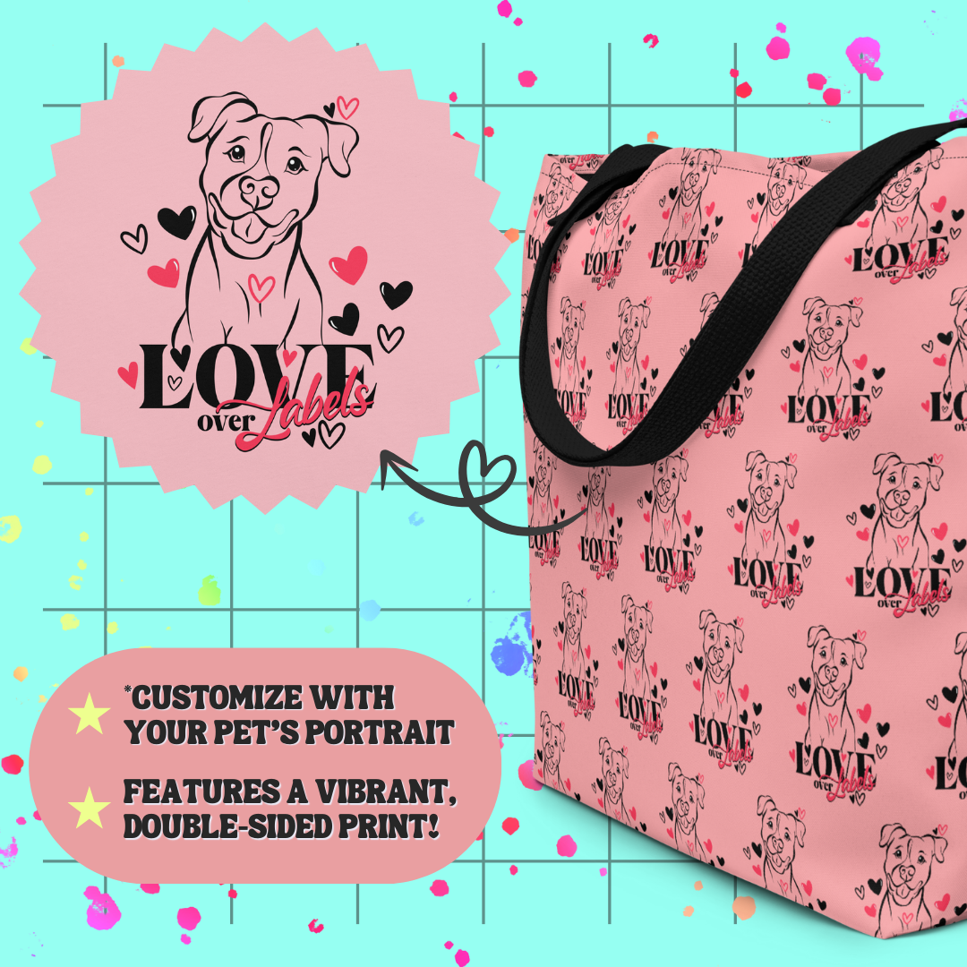 Love Over Labels Tote