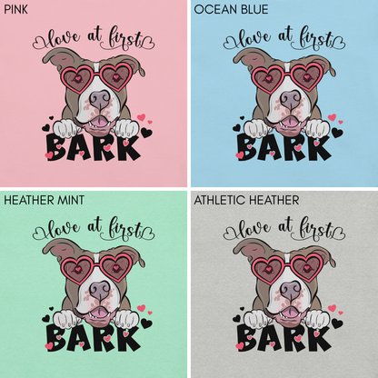 Love at First Bark Unisex Tee