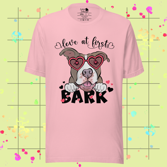 Love at First Bark Unisex Tee