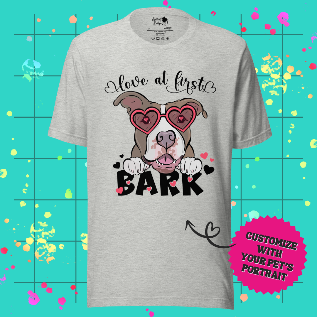 Love at First Bark Unisex Tee
