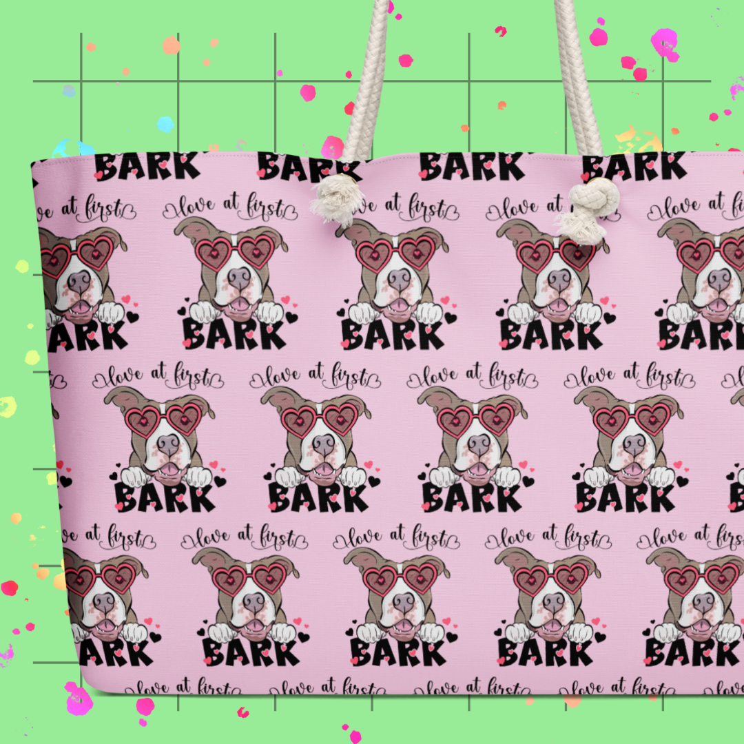 Love at First Bark Weekender Tote