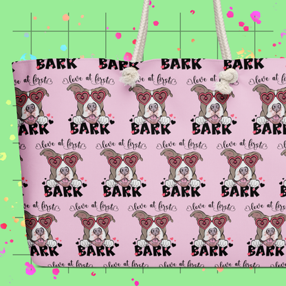 Love at First Bark Weekender Tote