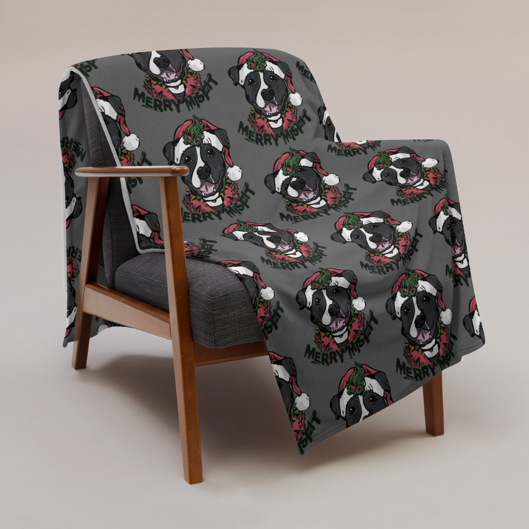 Merry Misfit Throw Blanket