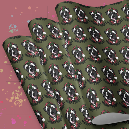 Merry Misfit Wrapping Paper Sheets