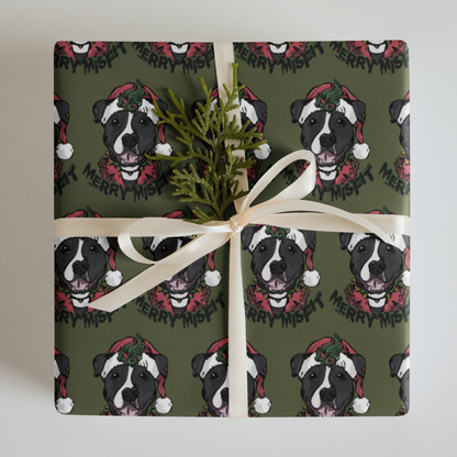 Merry Misfit Wrapping Paper Sheets