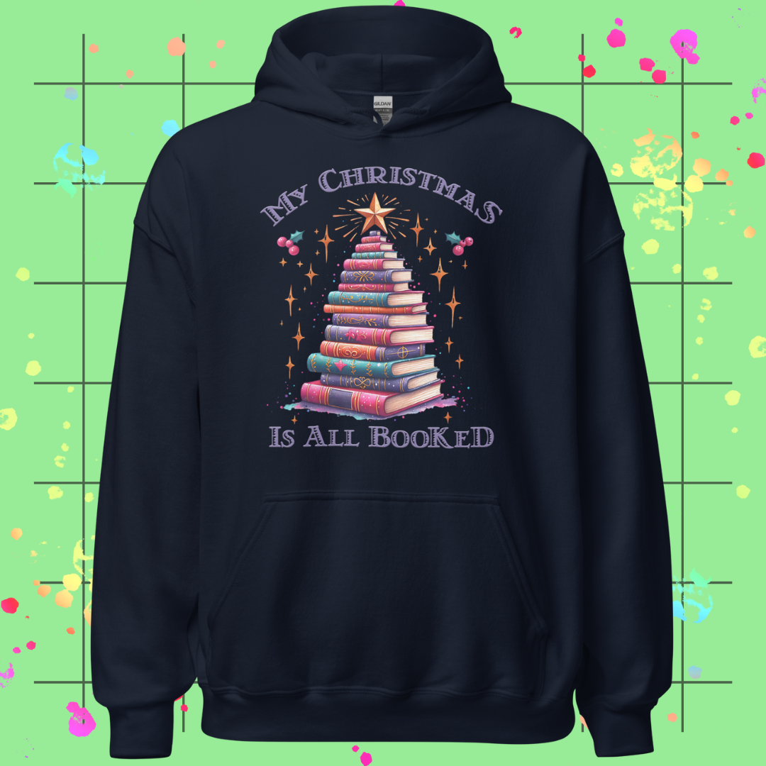 My Christmas is All Booked Unisex Hoodie