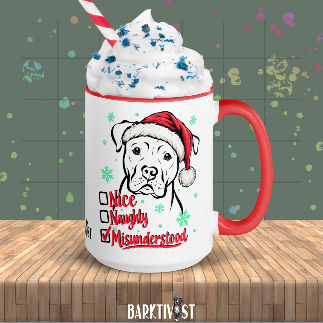 Nice, Naughty, Misunderstood, 15oz Mug