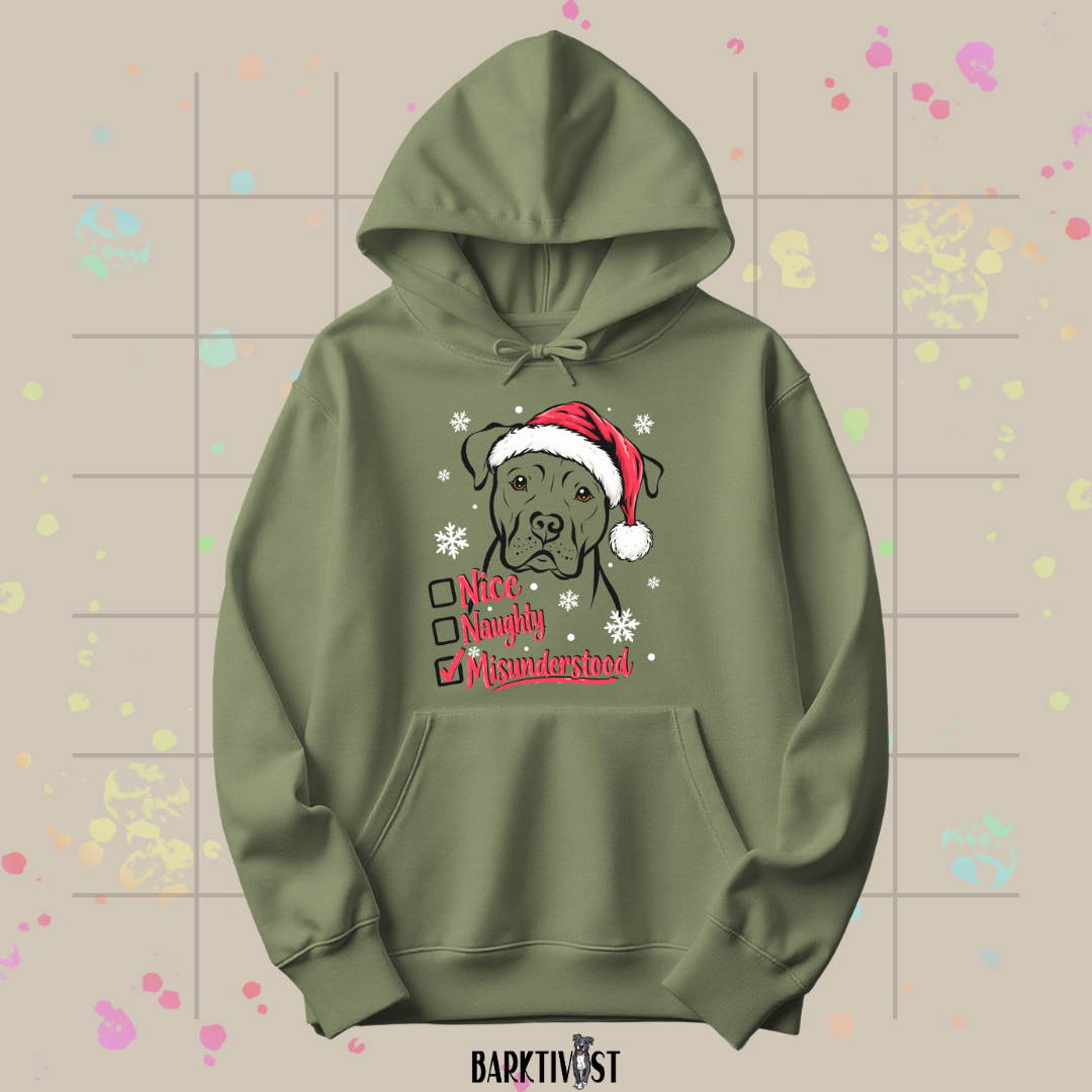 Nice, Naughty, Misunderstood, Classic Hoodie