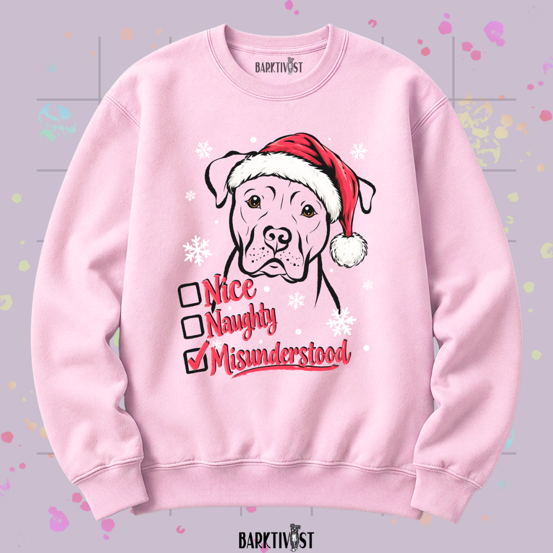 Nice, Naughty, Misunderstood, Classic Sweatshirt