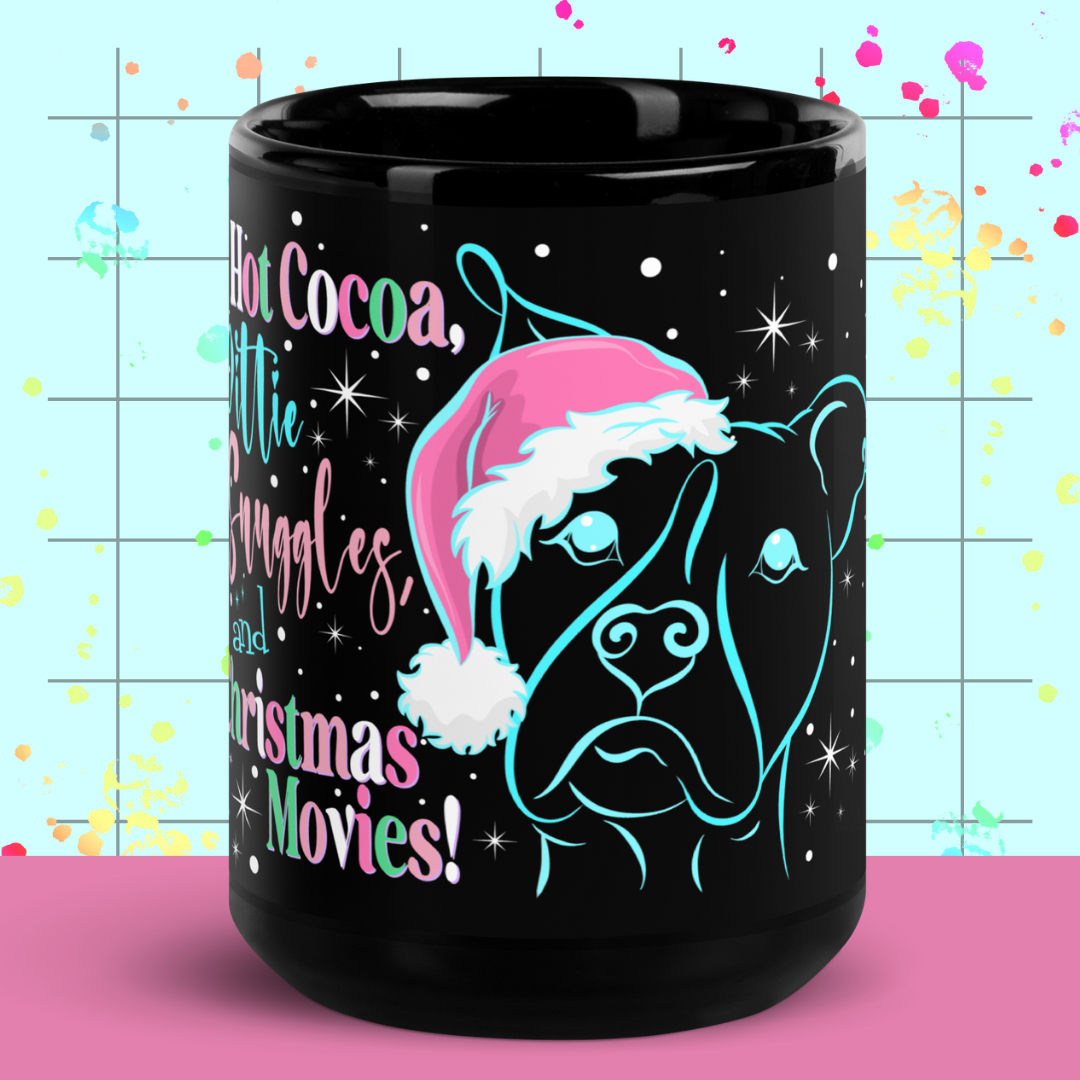 Pittie Snuggles 15oz Mug