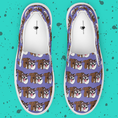 PAWspoke Canvas Slip On Shoes