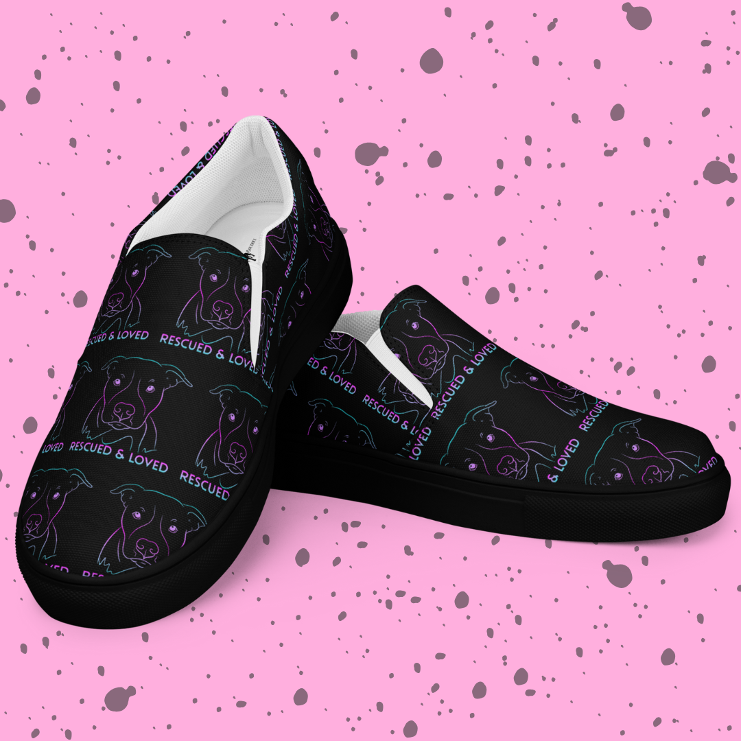 PAWspoke Canvas Slip On Shoes